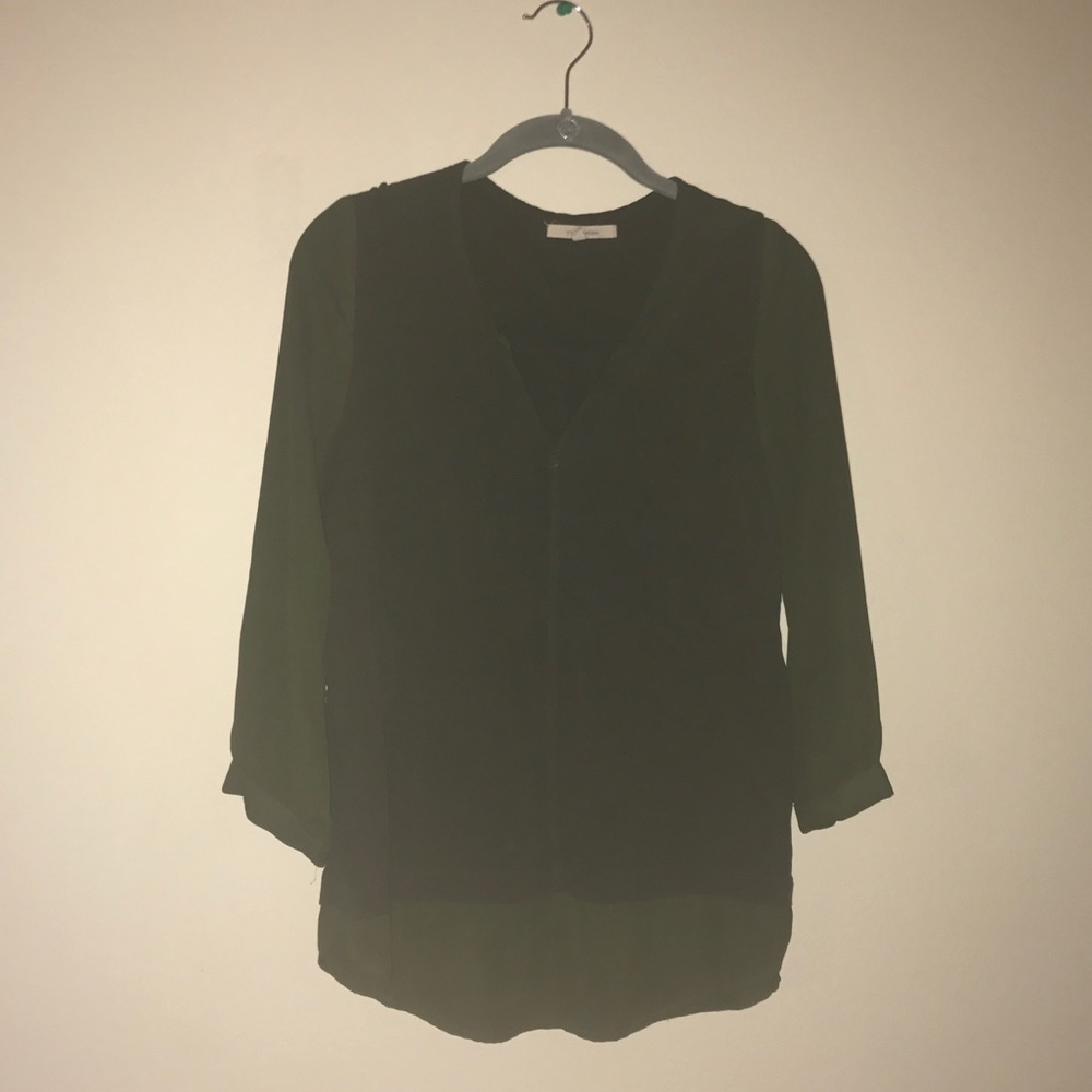 41 Hawthorn Olive Green blouse